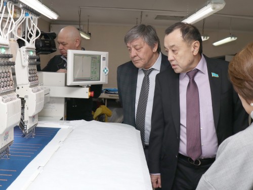 سەناتورلار شىمكەنت قالاسىنىڭ كاسىپكەرلەرىمەن كەزدەستى