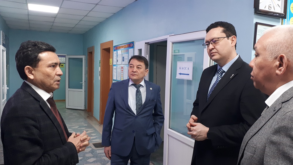 دەنساۋلىق ساقتاۋ ءمينيسترىنىڭ ورىنباسارى و.ابىشەۆ ىسساپارمەن ماڭعىستاۋدا بولدى