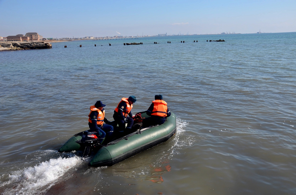 ماڭعىستاۋدا تەڭىزدە اپاتقا ۇشىراعان ادامداردى قۇتقارۋ بويىنشا وقۋ-جاتتىعۋ ءوتتى