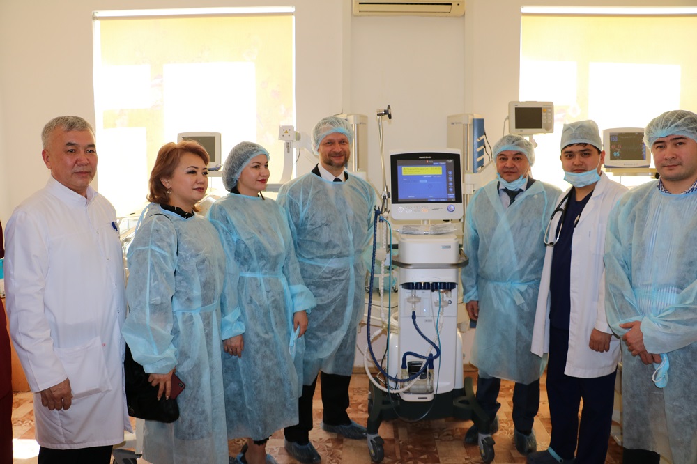 ماڭعىستاۋداعى بالالار اۋرۋحاناسىنا سوڭعى ۇلگىدەگى ءۇش اپپارات بەرىلدى