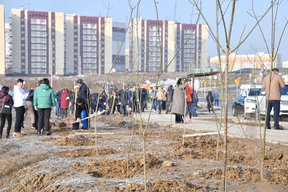 شىمكەنتتە كوكتەمگى تازالىق شاراسى ءوتتى