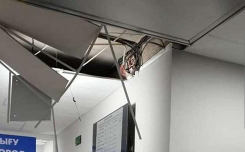 قاراعاندى ۆوكزالىنىڭ توبەسى قۇلادى