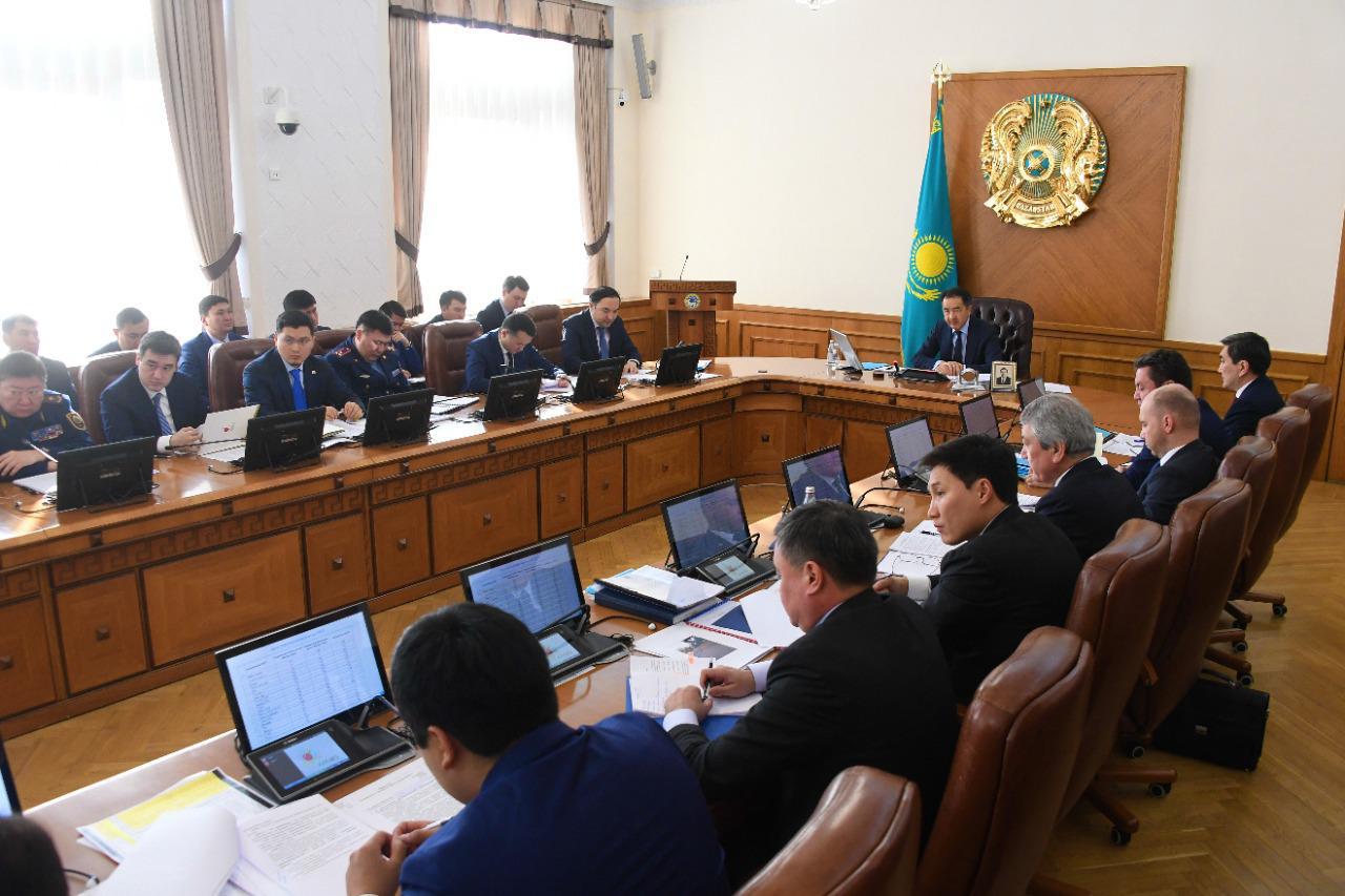 الماتىنى دەزينفەكتسيالاۋ قۇرالدارىمەن جابدىقتاۋ جاعى سىنالدى