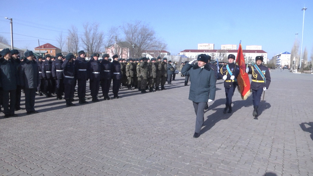 جاۋىنگەرلىك تۋدىڭ كوشىرمەسى كوكشەتاۋعا اكەلىندى