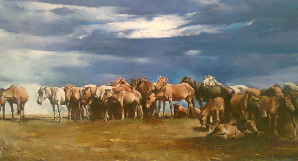 قازاق حالقى ەجەلدەن جىلقى باققان...