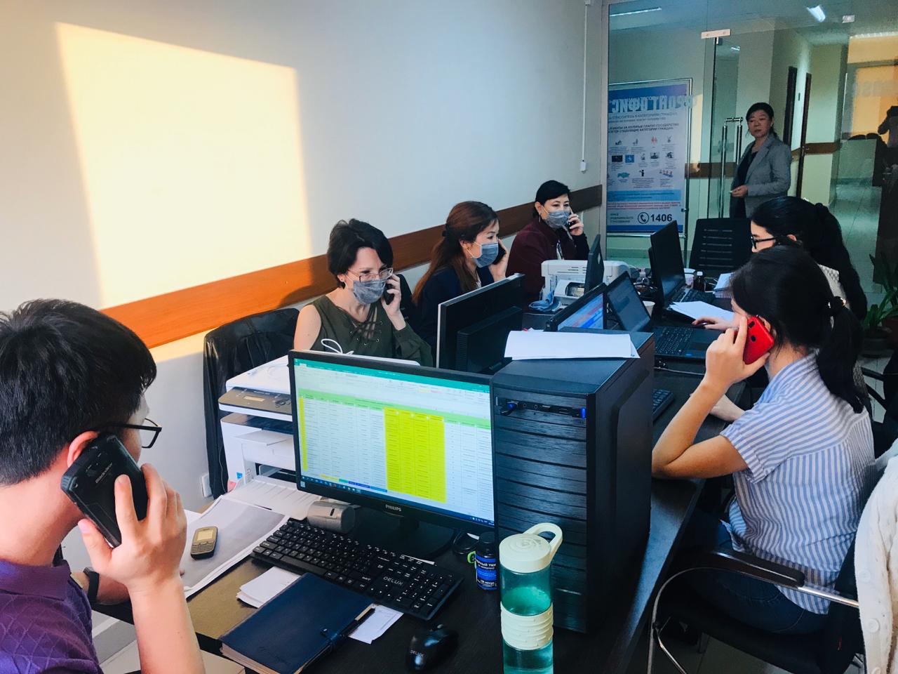 شىمكەنتتە   COVID-19 بويىنشا الدىن الۋ جۇمىستارى تاۋلىك بويى جۇرگىزىلۋدە