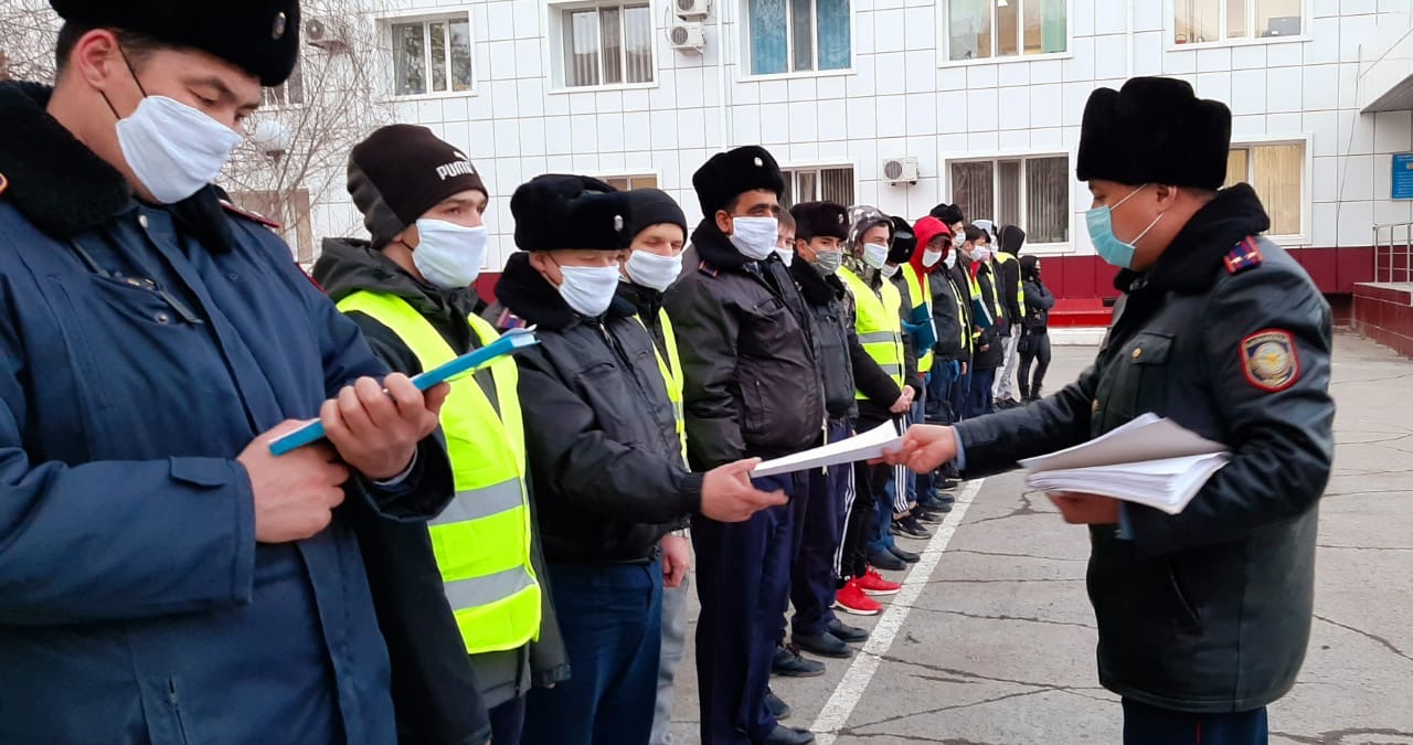 قوستاناي: قوعامدىق ءتارتىپتىڭ ساقتالۋىنا ەرىكتىلەر اتسالىسادى