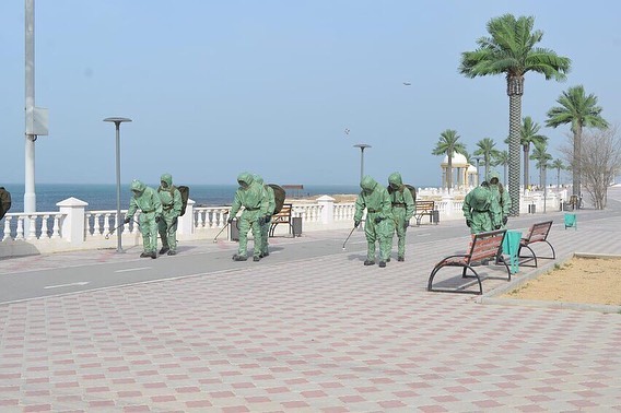 اقتاۋدا دەزينفەكتسيا جۇمىستارى جۇرگىزىلۋدە