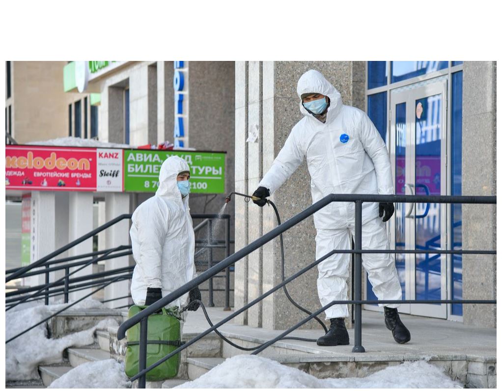 دەزينفەكتسيالاۋ شارالارى جۇرگىزىلۋدە