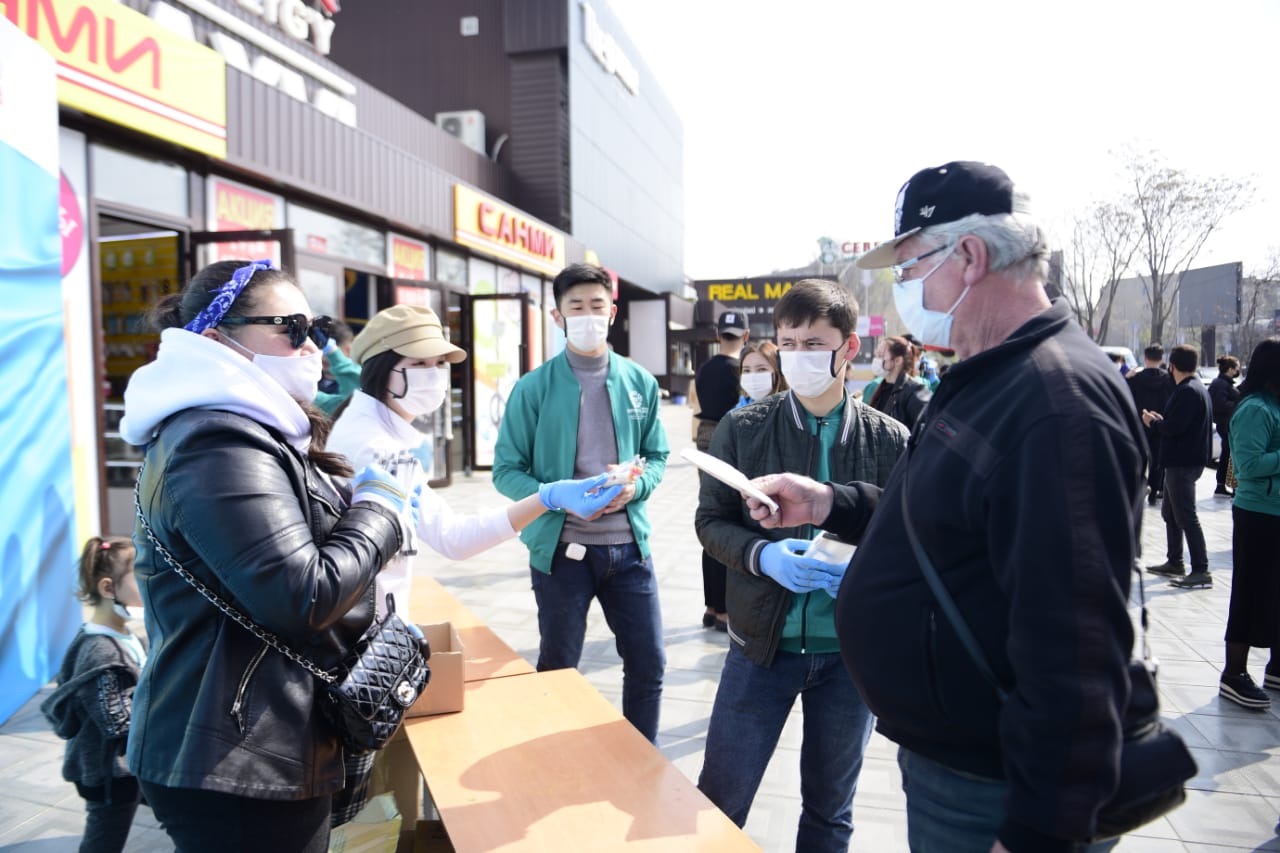 شىمكەنتتە 20 مىڭ بەتپەردە تەگىن تاراتىلدى