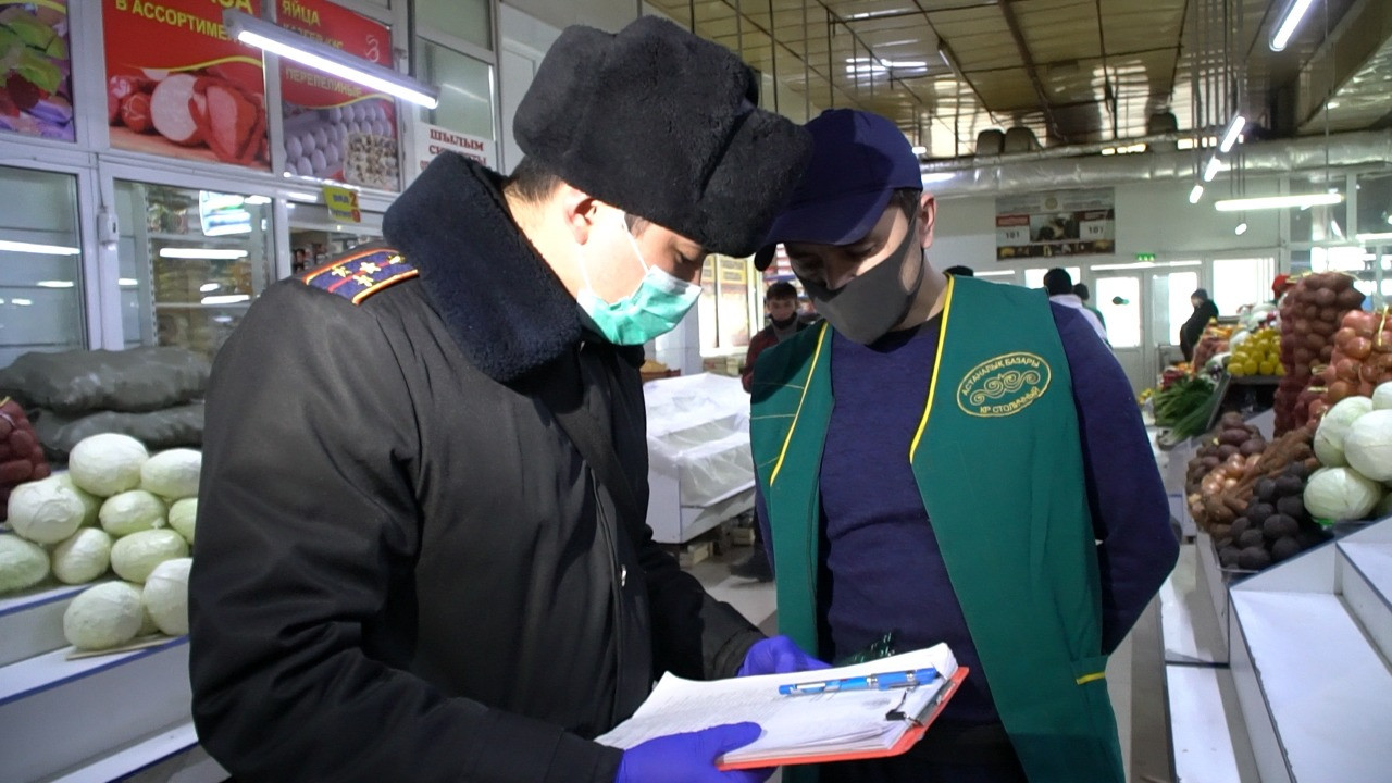 ەلوردادا سانيتارلىق نورمالاردى ساقتاماعان ازىق-ت ۇلىك دۇكەن يەلەرى جاۋاپكەرشىلىككە تارتىلدى