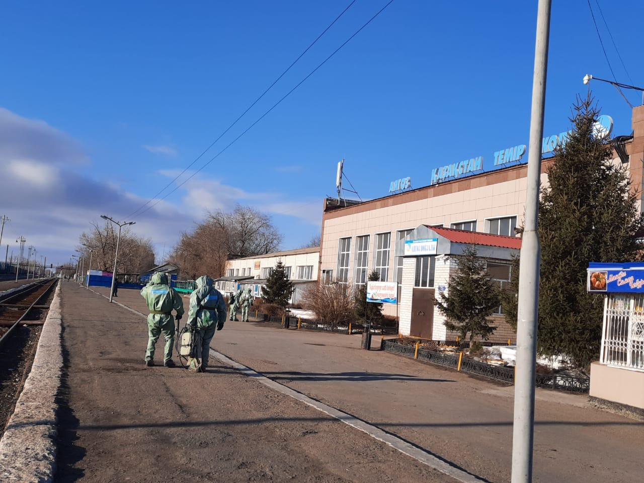 اياگوزدىڭ كوشەلەرىنە دەزينفەكتسيا جاسالدى   