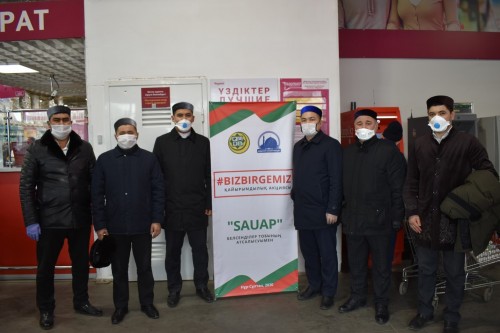 ەلوردا وكىلدىگى 2 000 جانعا تەگىن ماسكا تاراتتى