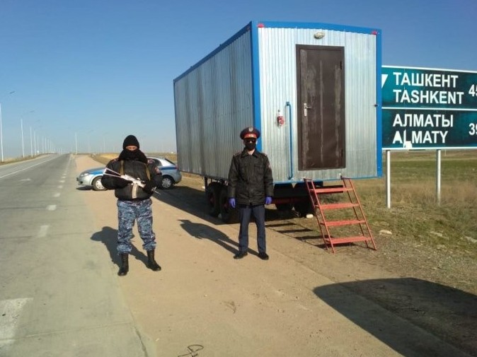 جامبىل وبلىسىنىڭ بارلىق اۋداندارىندا ساقتىق كۇشەيتىلۋدە