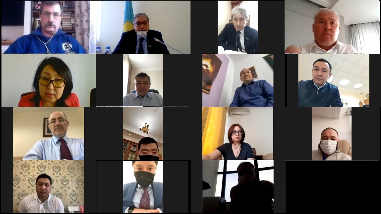 ميتينگىلەر تۋرالى زاڭ جوباسى بەينەكونفەرەنتسيا فورماتىندا تالقىلاندى