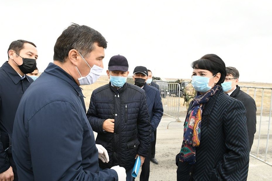 قىزىلوردا: وبلىس اكىمى توسقاۋىل بەكەتىنىڭ جۇمىسىمەن تانىستى