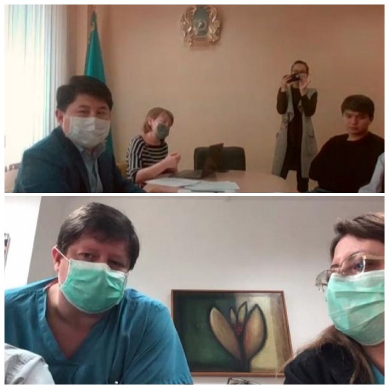 يزرايلدىك دارىگەرلەر قازاقستاندىق ارىپتەستەرىمەن تاجىريبە الماسۋدا