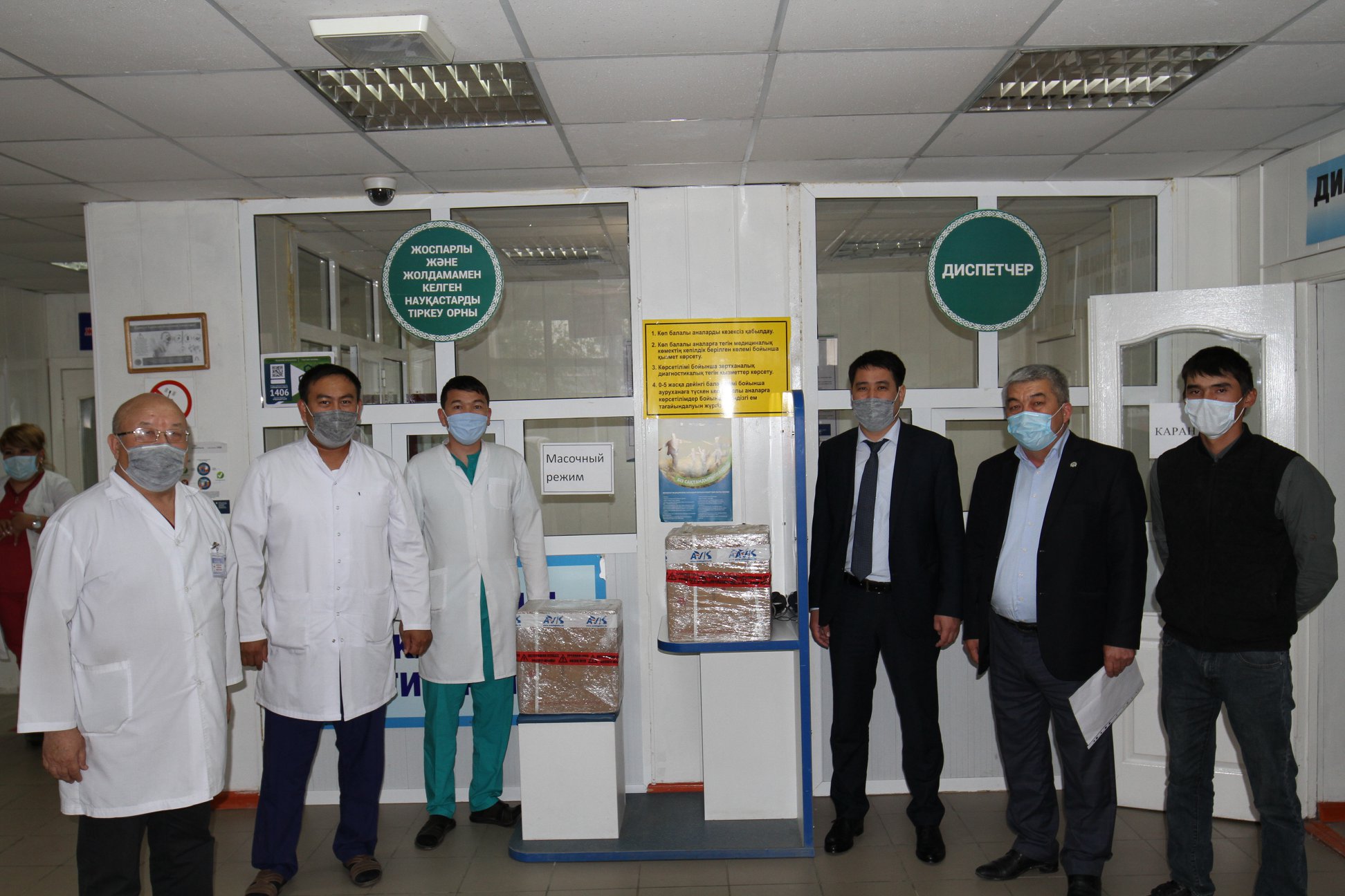 تۇركىستان: كاسىپكەر اۋرۋحاناعا جاساندى تىنىس الۋ اپپاراتتارىن تارتۋ ەتتى