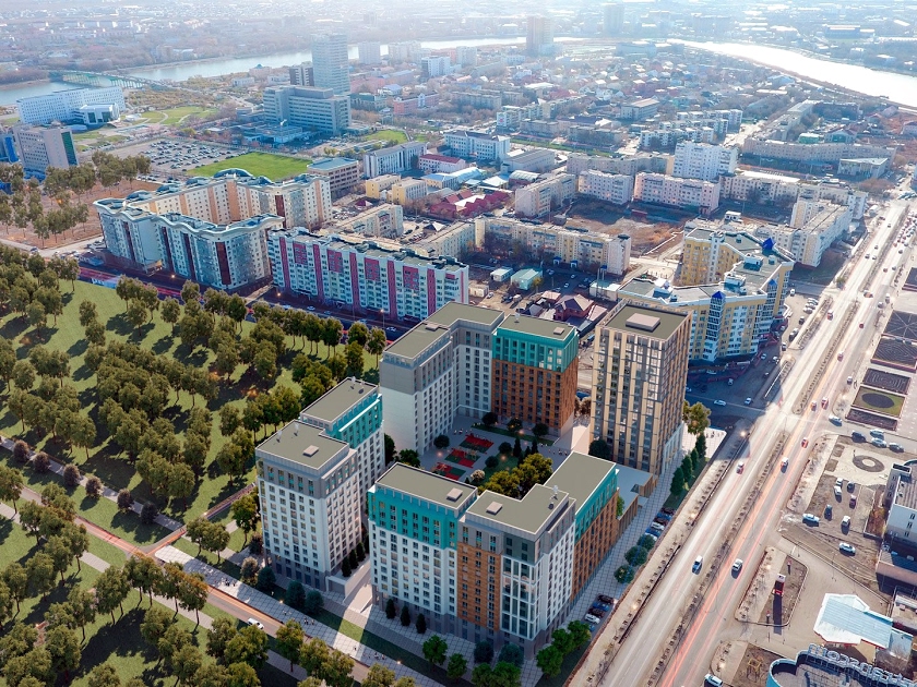 اتىراۋ: قالا التى سەكتورعا ءبولىندى