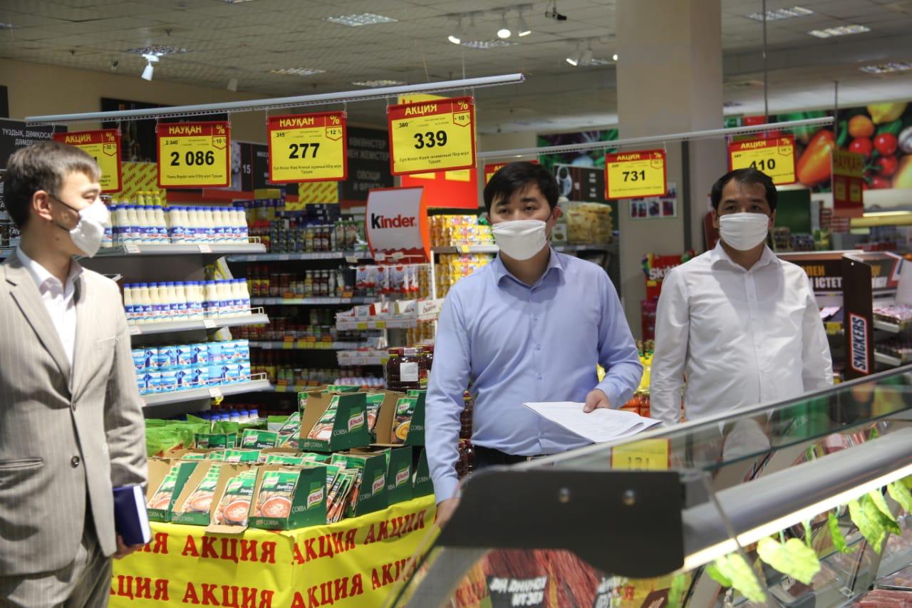 شىمكەنتتە ازىق-ت ۇلىك باعاسى تۇراقتى