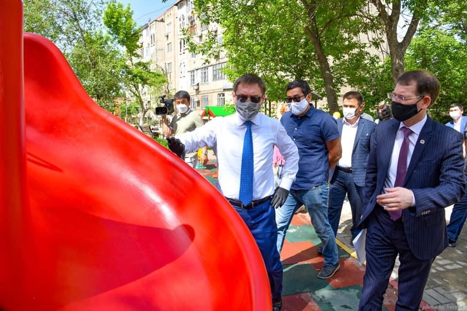 شىمكەنت: ءال-فارابي اۋدانىندا 100 بالالار الاڭشاسى سالىنىپ  جاتىر