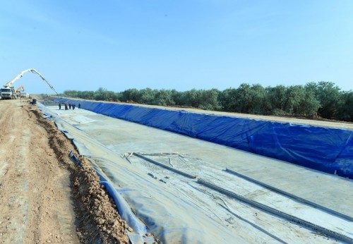 تۇركىستان قالاسى قوسىمشا 196 ملن تەكشە مەتر اعىن سۋمەن قامتىلادى