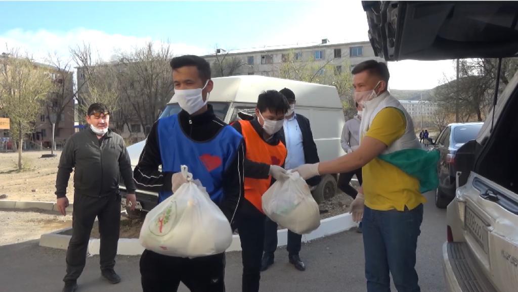 سارىسۋ اۋدانىندا 535 وتباسىنا الەۋمەتتىك كومەك كورسەتىلدى