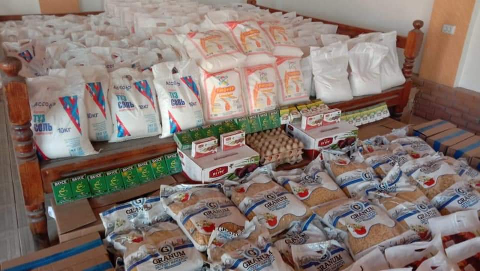 تۇركىستان وبلىسى: ماقتاارالدىق كاسىپكەر 50 وتباسىعا ازىق-ت ۇلىك ۇلەستىردى