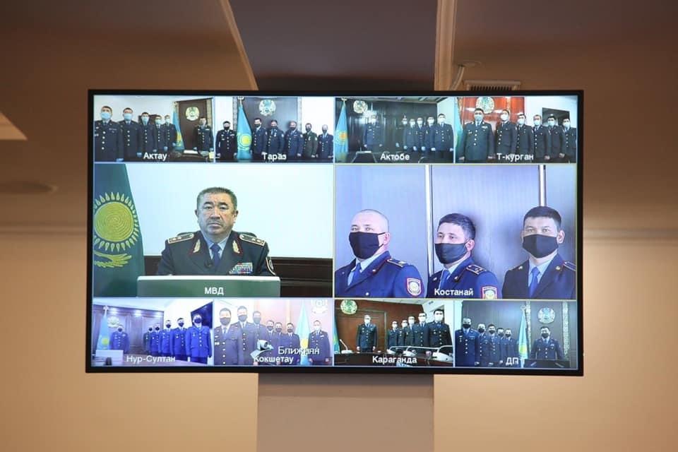 شىمكەنتتىك توعىز پوليتسەي ماراپاتتالدى