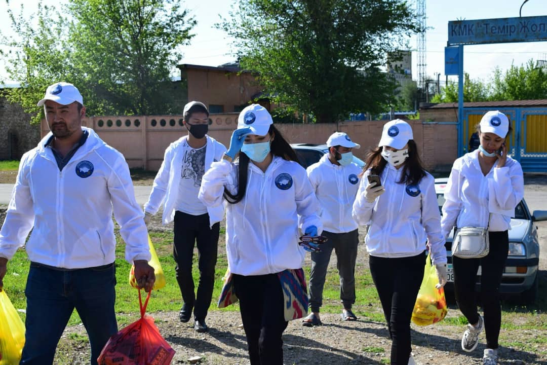 جامبىل وبلىسىندا «ءبىز بىرگەمىز!» قايىرىمدىلىق اكتسياسى جالعاسۋدا