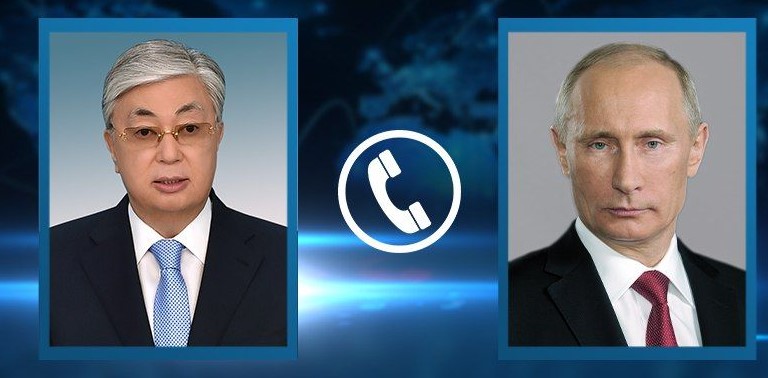 قاسىم-جومارت توقاەۆ ۆلاديمير پۋتينمەن تەلەفون ارقىلى سويلەستى