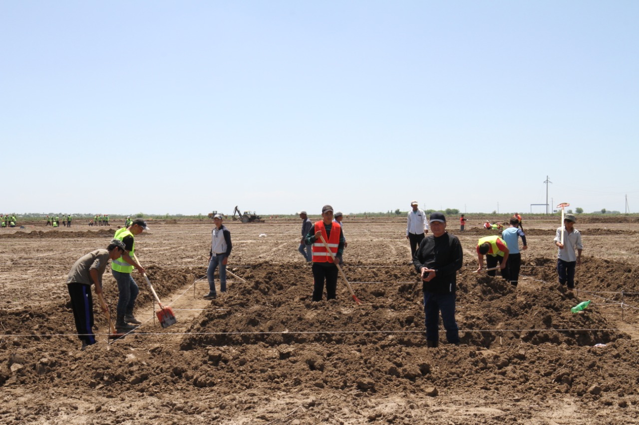 تۇركىستان: قۇرىلىس جۇمىستارىنا جەرگىلىكتى تۇرعىندار تارتىلۋدا