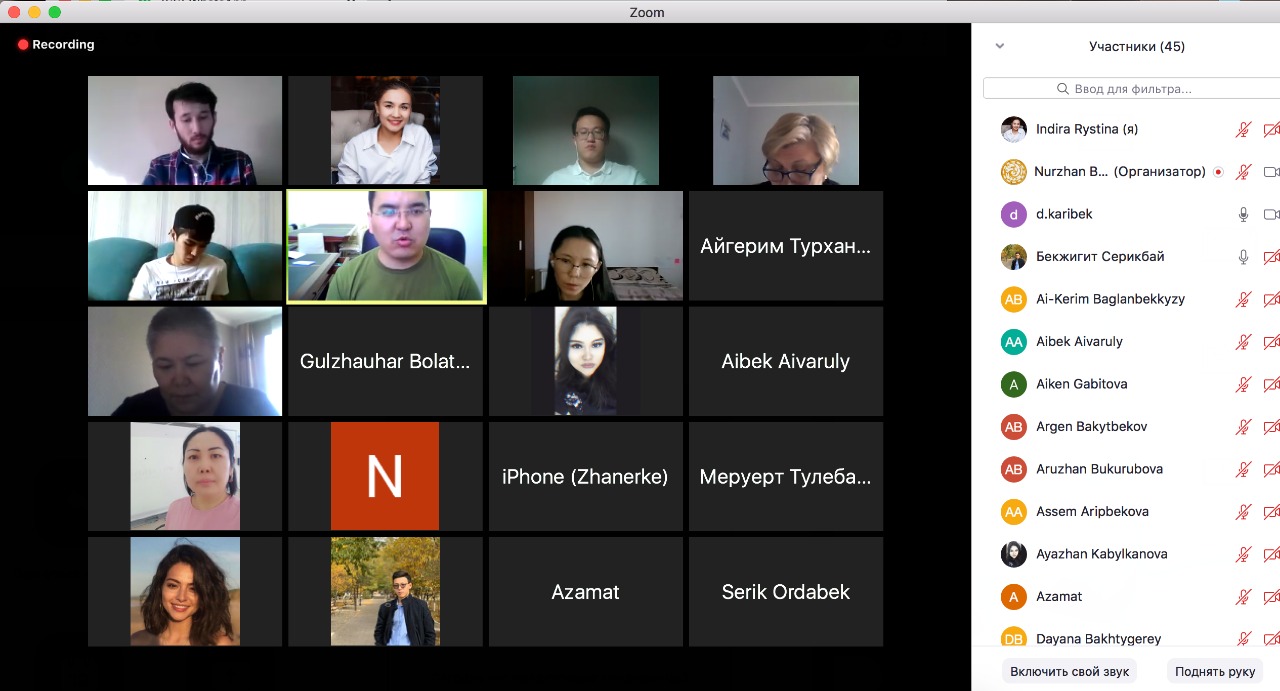 ستۋدەنتتەرگە ارنالعان 10 كۇندىك ساياسي مەكتەپ اياقتالدى