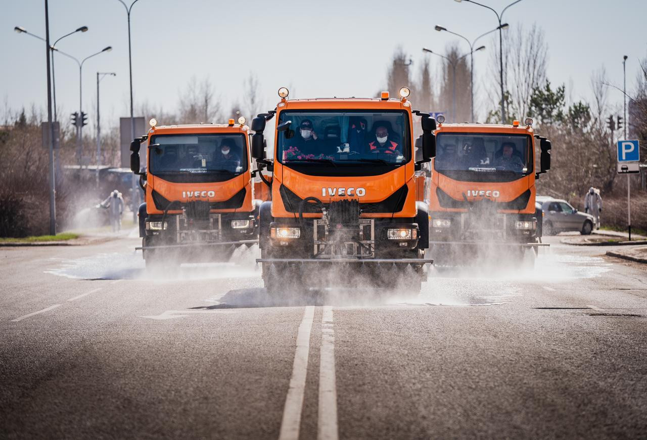 نۇر-سۇلتاندا 20 ملن شارشى مەتردەن استام اۋماق دەزينفەكتسيالاندى