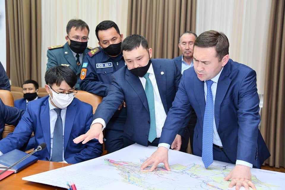 شىمكەنتتە 11 سۋ كانالى قايتا جوندەۋدەن وتەدى