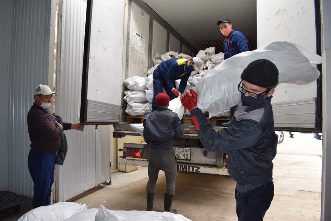 تۇركىستان: اتىراۋ وبلىسىنان 12 ملن تەڭگە كولەمىندە گۋمانيتارلىق كومەك جەتتى