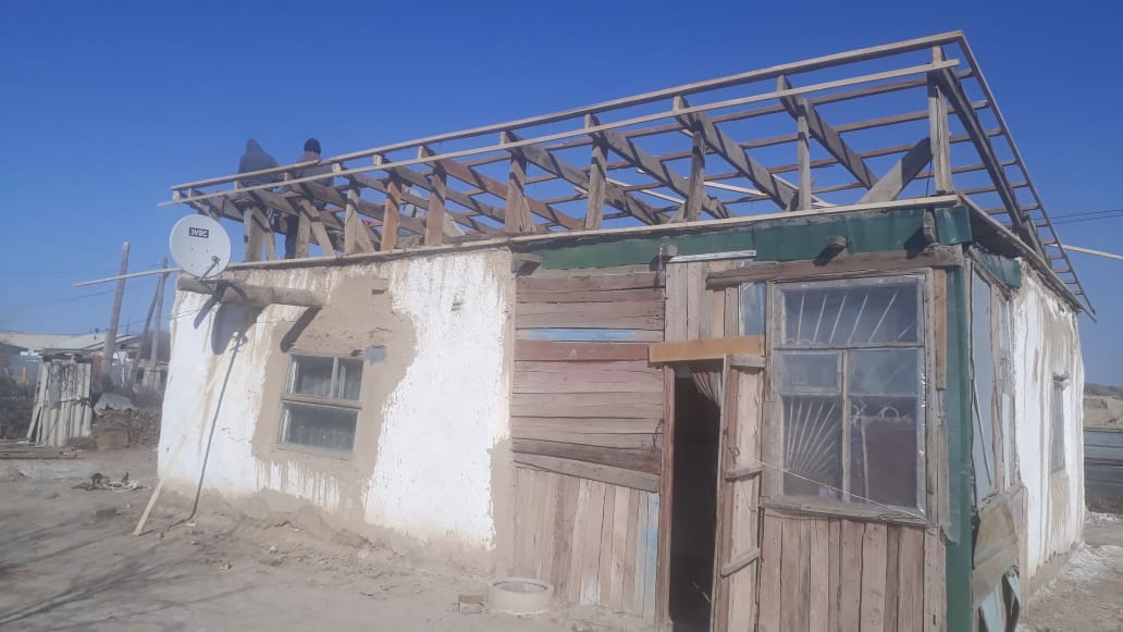 قىزىلوردا: ەرىكتىلەر زەينەتكەردىڭ باسپاناسىن جوندەپ بەردى