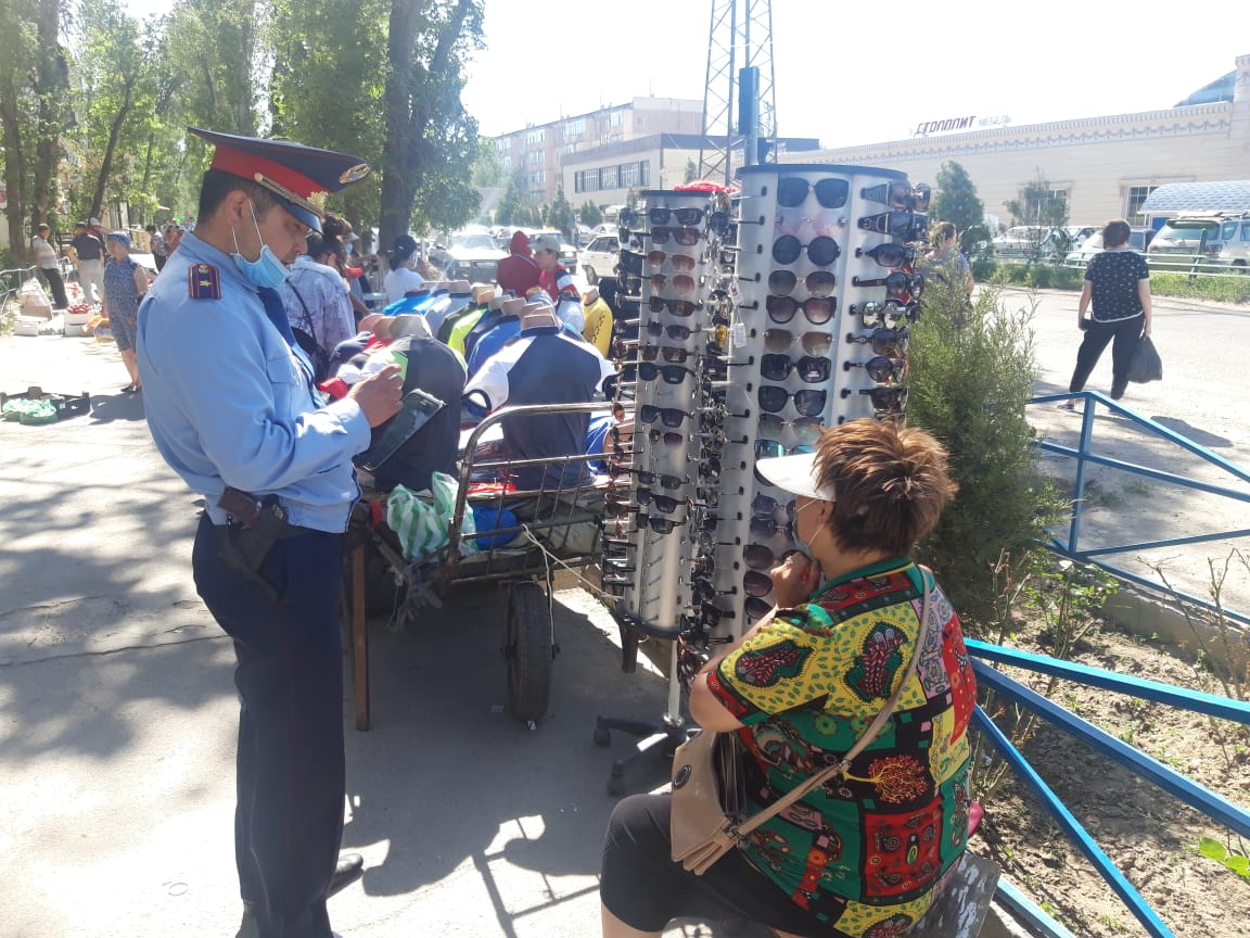 تاراز قالاسىنداعى ساۋدا ورىندارىنا رەيد جۇرگىزىلدى