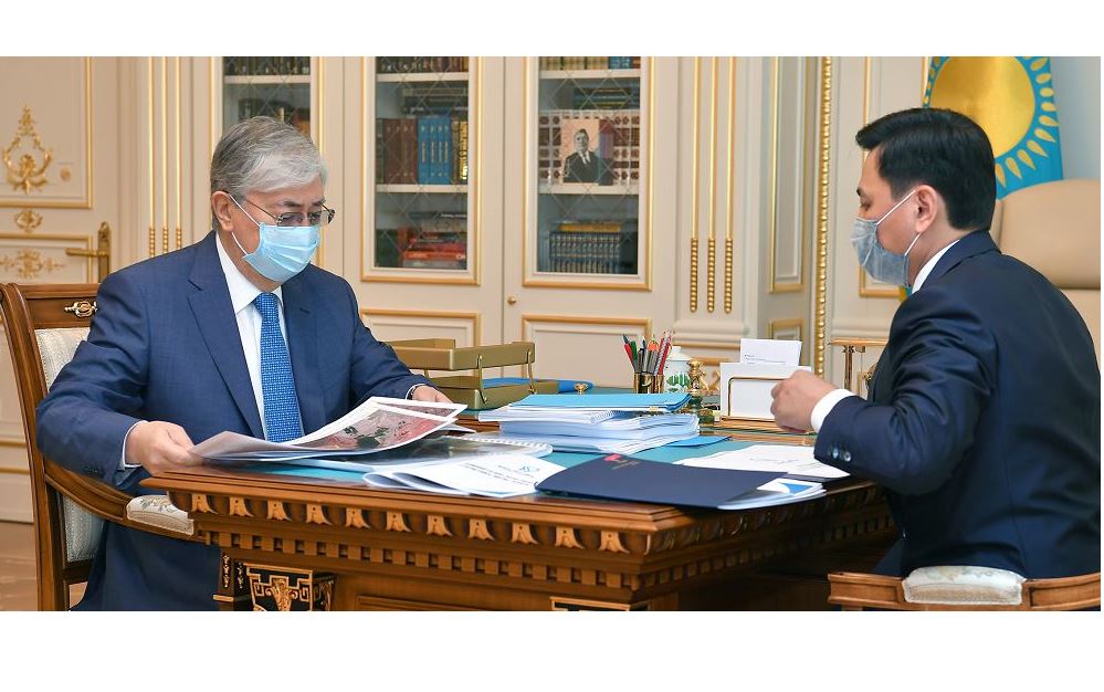 پرەزيدەنت نۇر-سۇلتان قالاسىنىڭ اكىمى التاي كولگىنوۆتى قابىلدادى