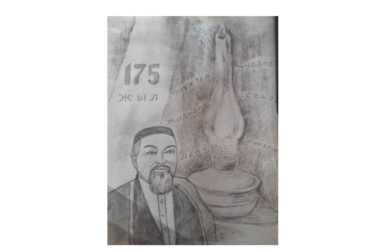 اباي الەمىن بەينەلەگەن ارۋلار