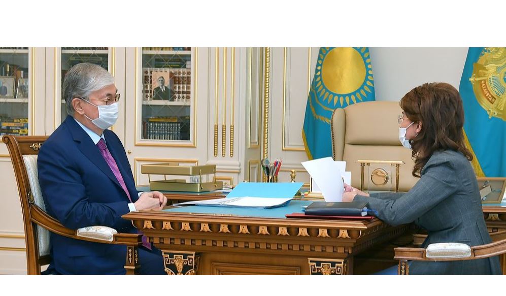 مەملەكەت باسشىسى ايدا بالاەۆانى قابىلدادى