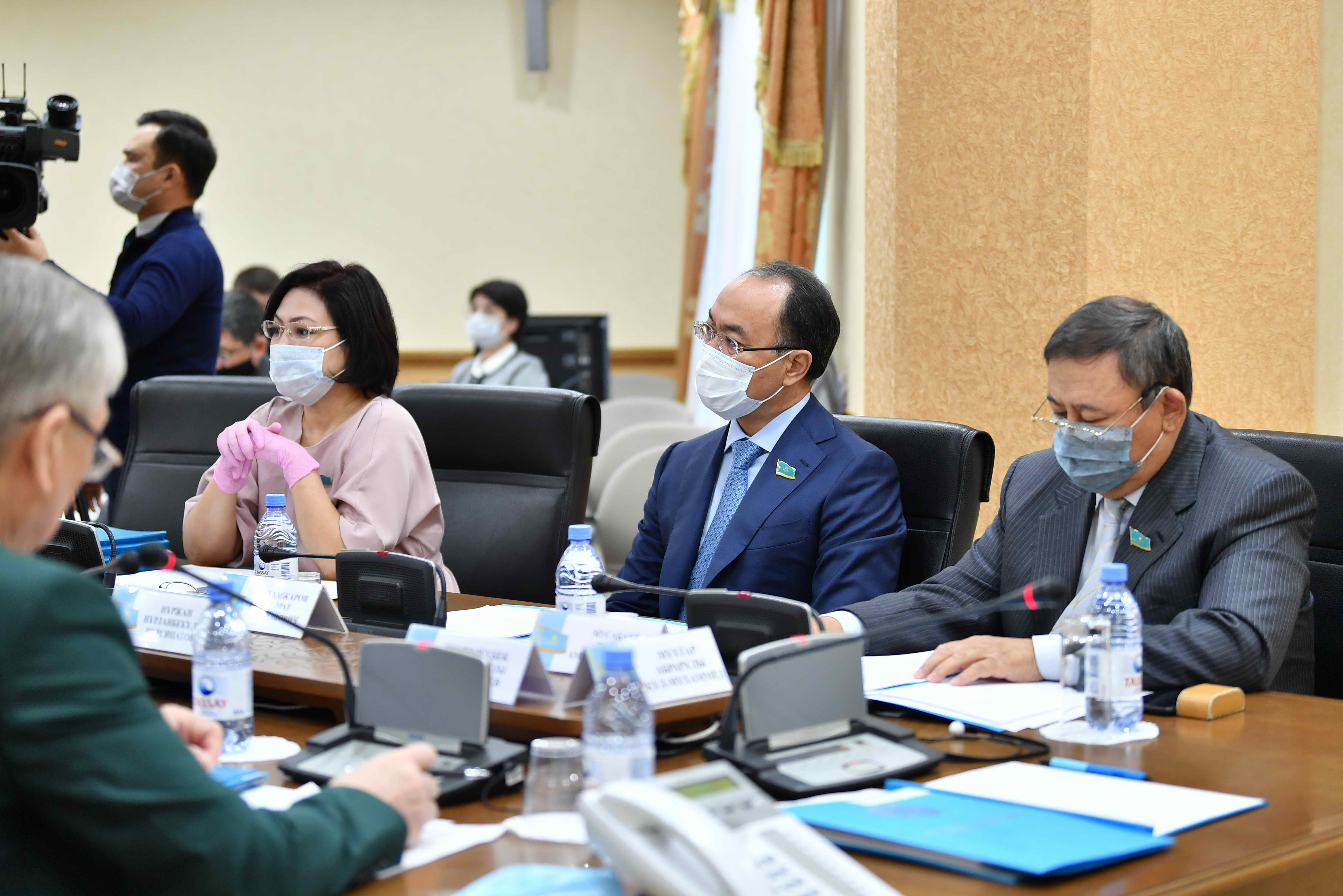 سەناتورلار اسكەري جاعداي ماسەلەلەرىنە قاتىستى زاڭ جوباسىن تالقىلادى