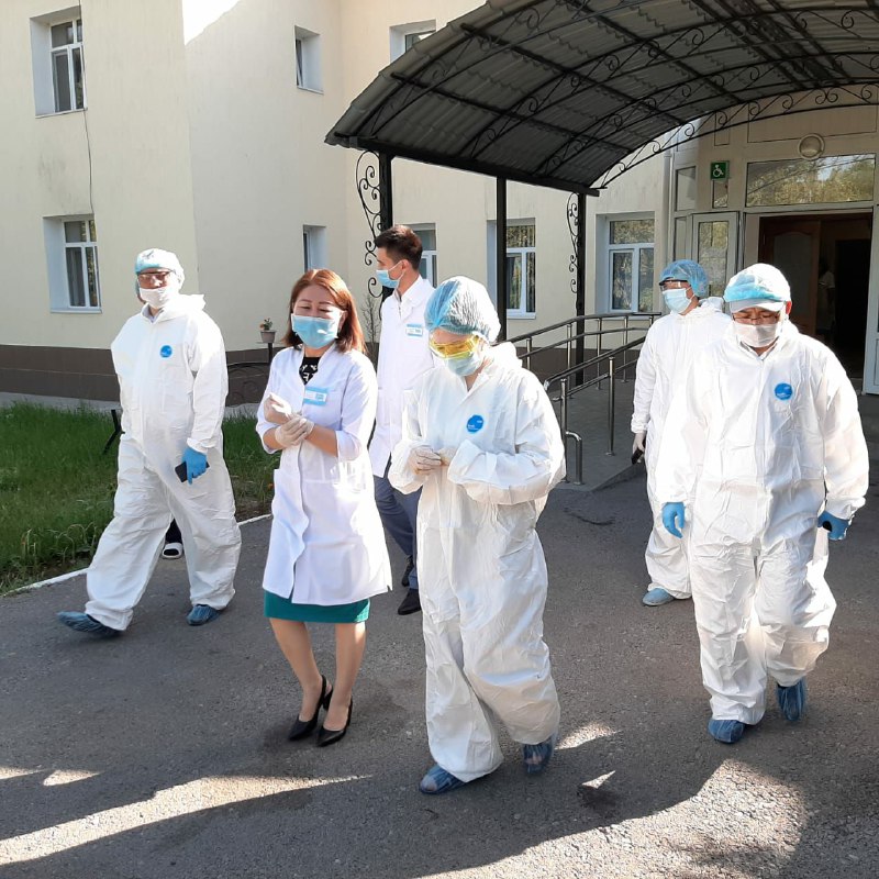 شىمكەنتتەگى مەديتسينالىق مەكەمەلەردىڭ جۇمىسىمەن تانىستى