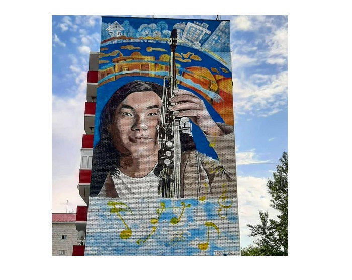 اقساي قالاسىندا باتىرحان شۇكەنوۆتىڭ مۋرالى پايدا بولدى