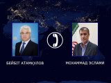 بەيبىت اتامقۇلوۆ موحاممەد ەسلاميمەن تەلەفون ارقىلى سويلەستى