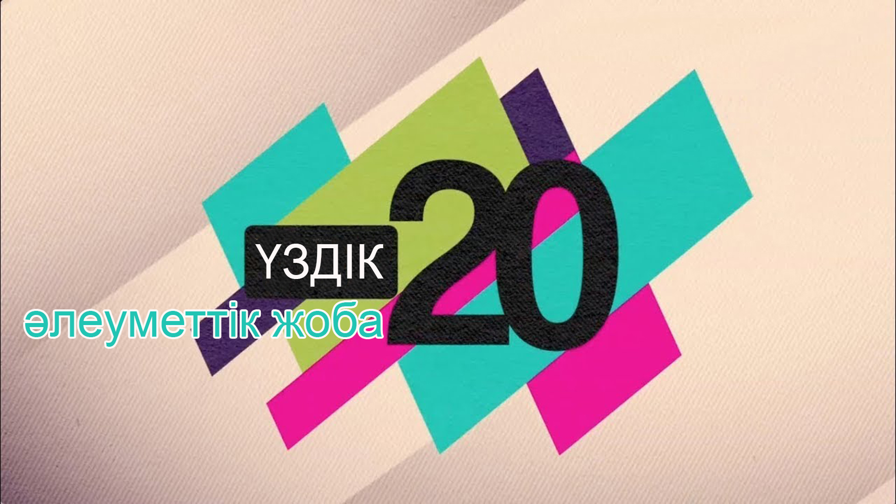 جيىرما الەۋمەتتىك جوبا رەسپۋبليكالىق دەڭگەيگە شىعادى