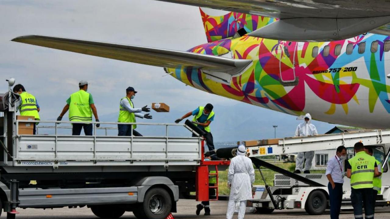 الماتىعا ءدارى تيەگەن ۇشاقتار كەلدى