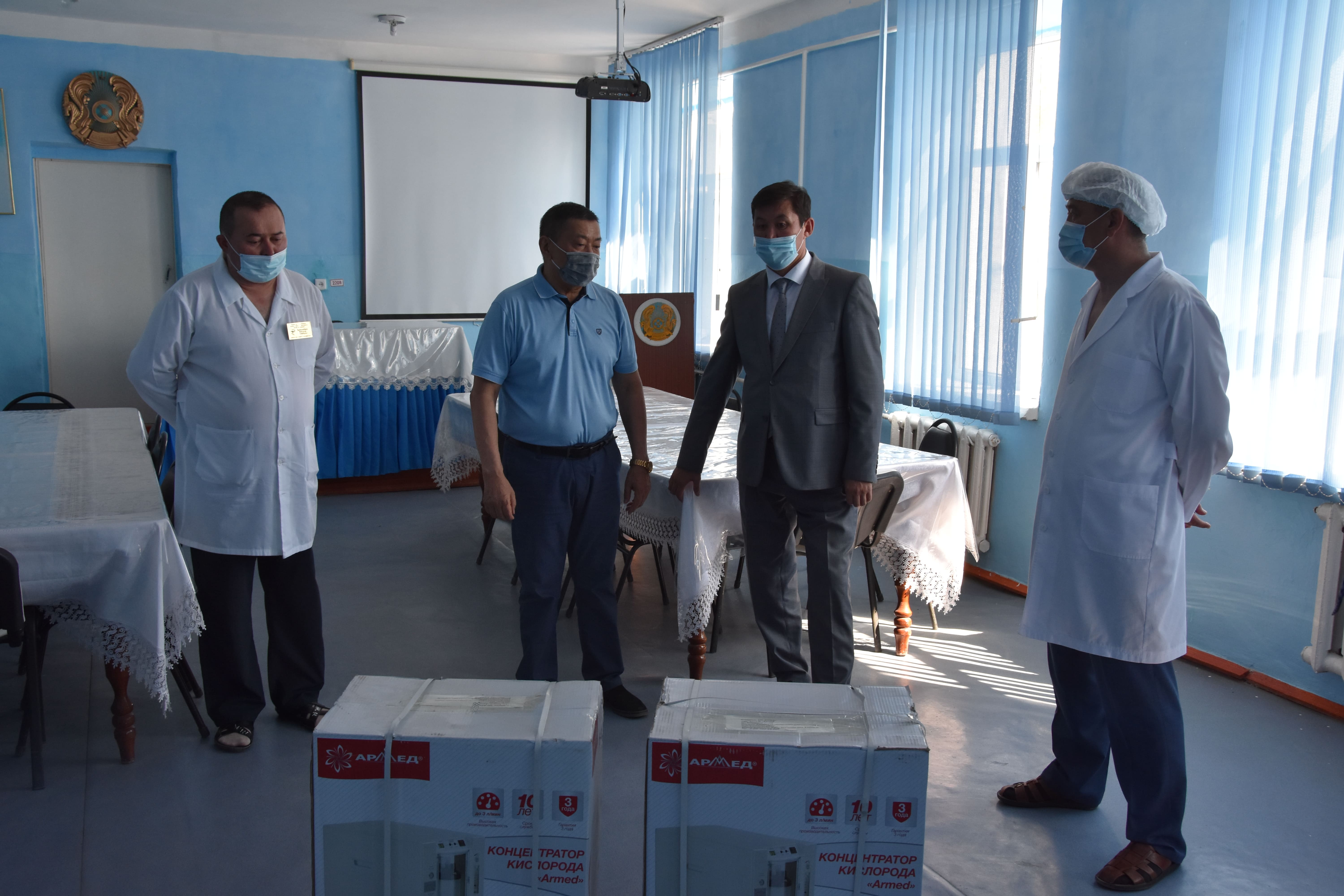 قازالىدا اۋرۋحانالارعا 5 وتتەگى كونتسەنتراتورى تابىستالدى