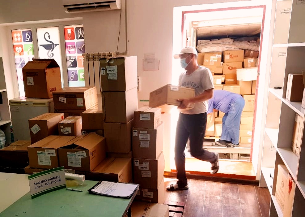 قىزىلورداعا ءدارى-دارمەك جەتكىزىلدى