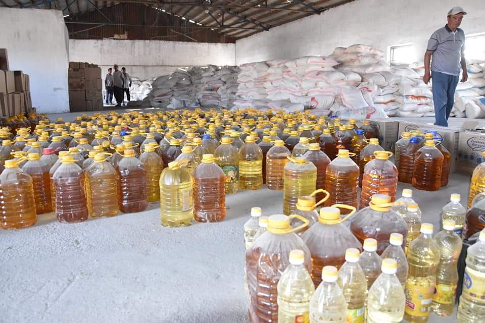 قوستاناي وبلىسىنا گۋمانيتارلىق كومەك كەلدى